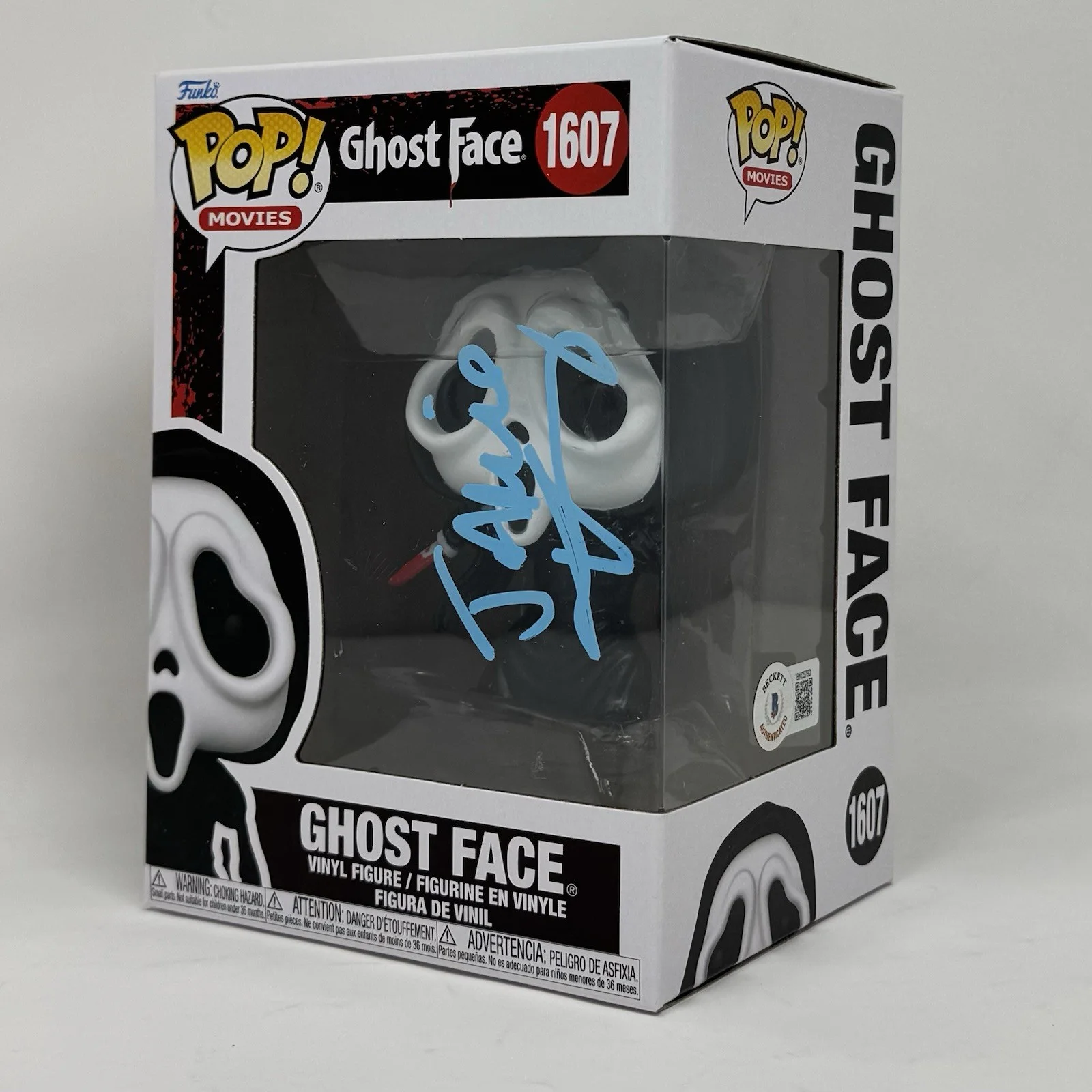 Jamie Kennedy — Jamie Kennedy Signed Scream Ghost Face Funko Pop Autograph Randy Beckett COA, image 3