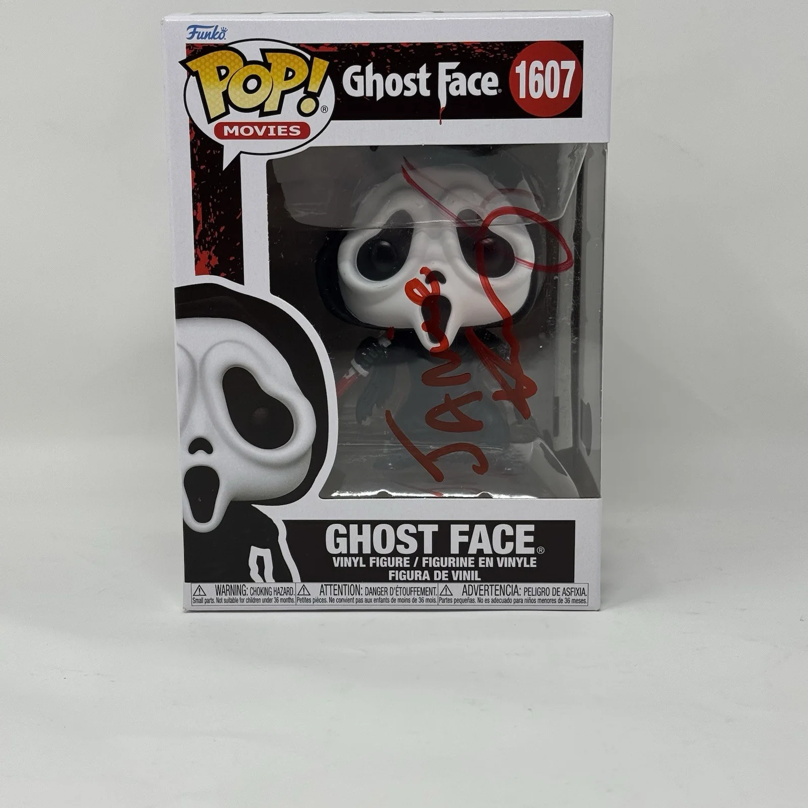 Jamie Kennedy — Jamie Kennedy Signed Scream Ghost Face Funko Pop Autograph Randy Beckett COA, изображение 3