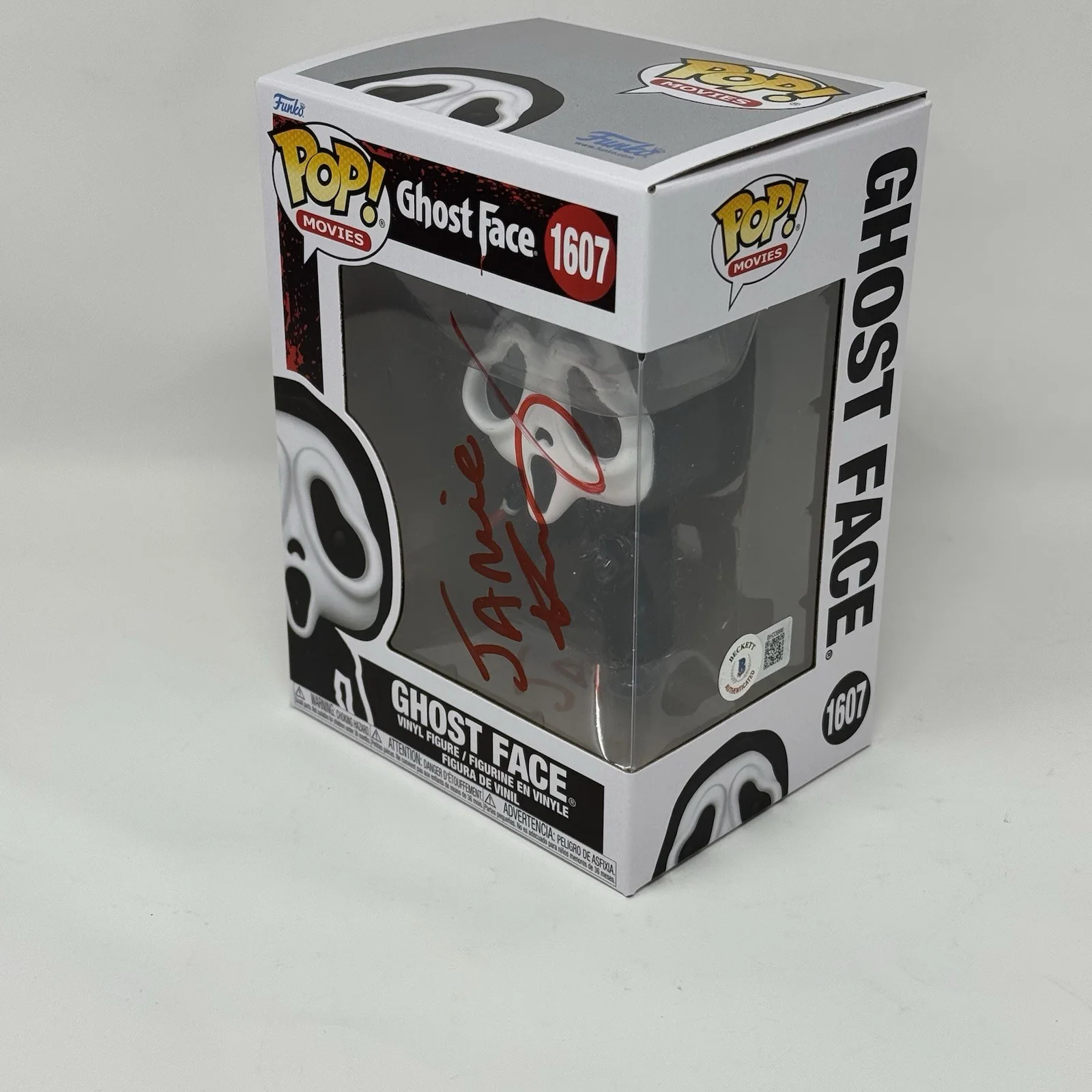 Jamie Kennedy — Jamie Kennedy Signed Scream Ghost Face Funko Pop Autograph Randy Beckett COA, изображение 4