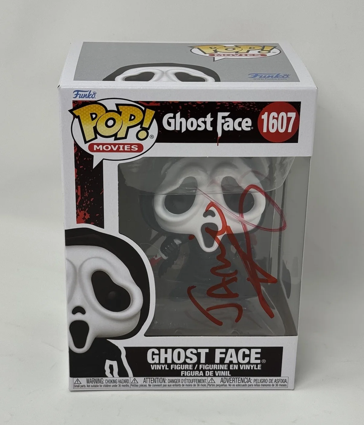 Jamie Kennedy — Jamie Kennedy Signed Scream Ghost Face Funko Pop Autograph Randy Beckett COA, изображение 2