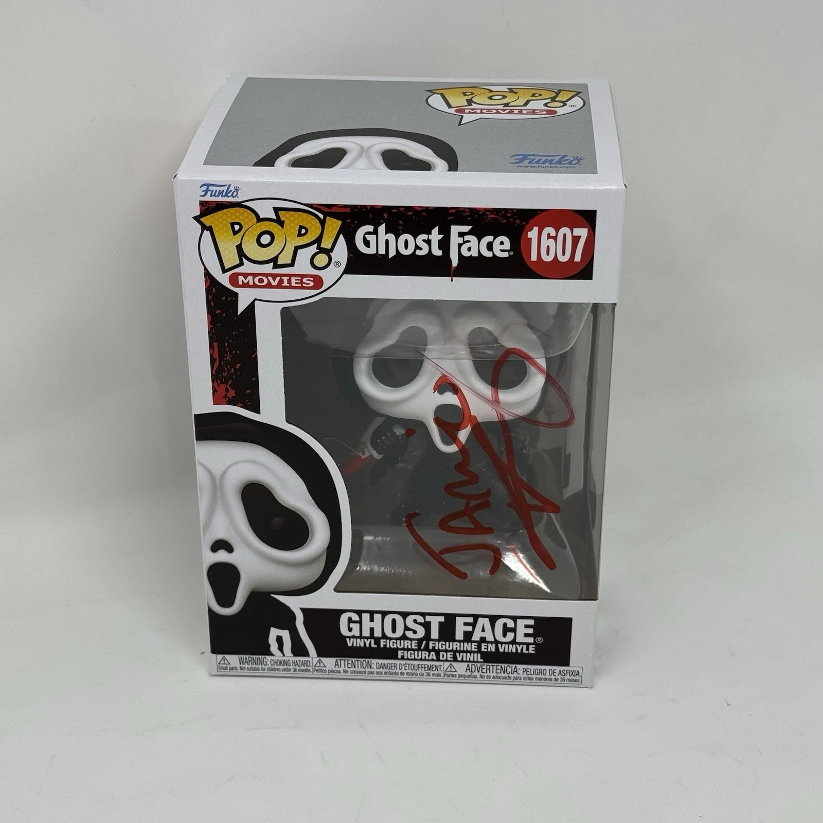Jamie Kennedy — Jamie Kennedy Signed Scream Ghost Face Funko Pop Autograph Randy Beckett COA, изображение 4