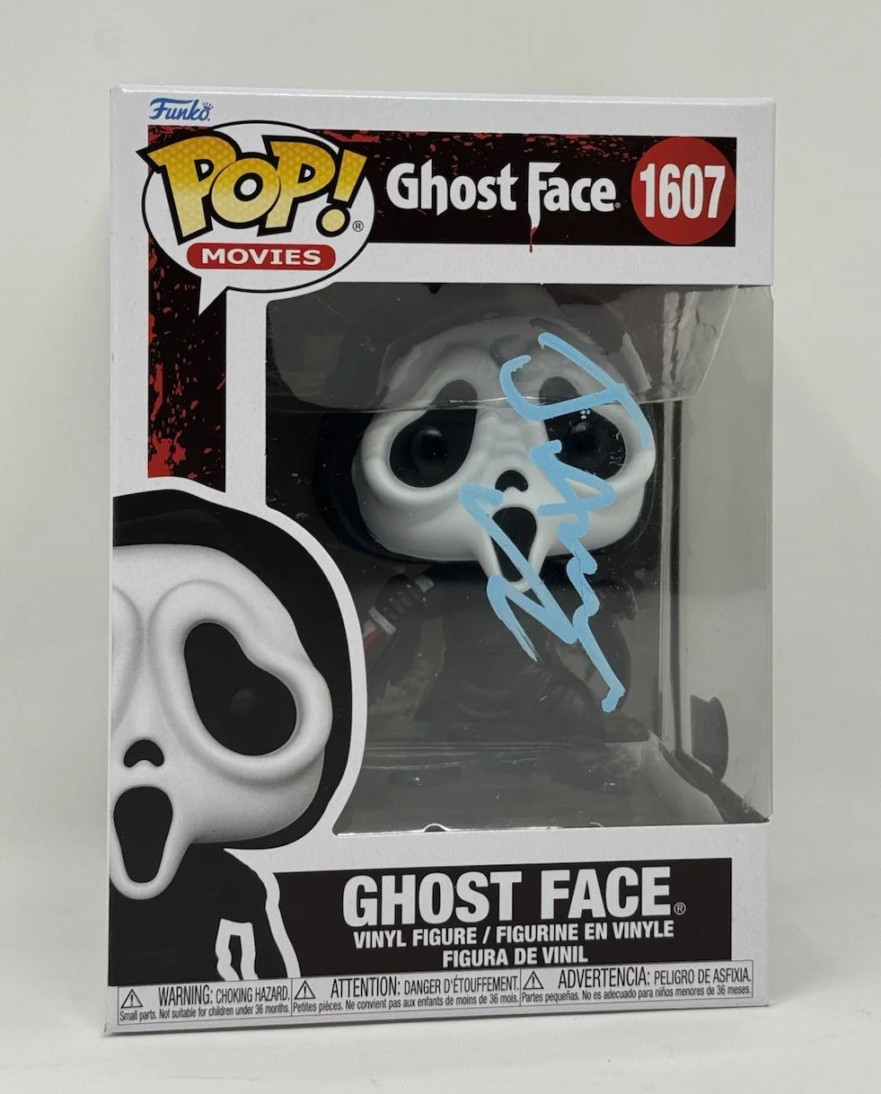 Jamie Kennedy — Jamie Kennedy Signed Scream Ghost Face Funko Pop Autograph Randy Beckett COA, изображение 2
