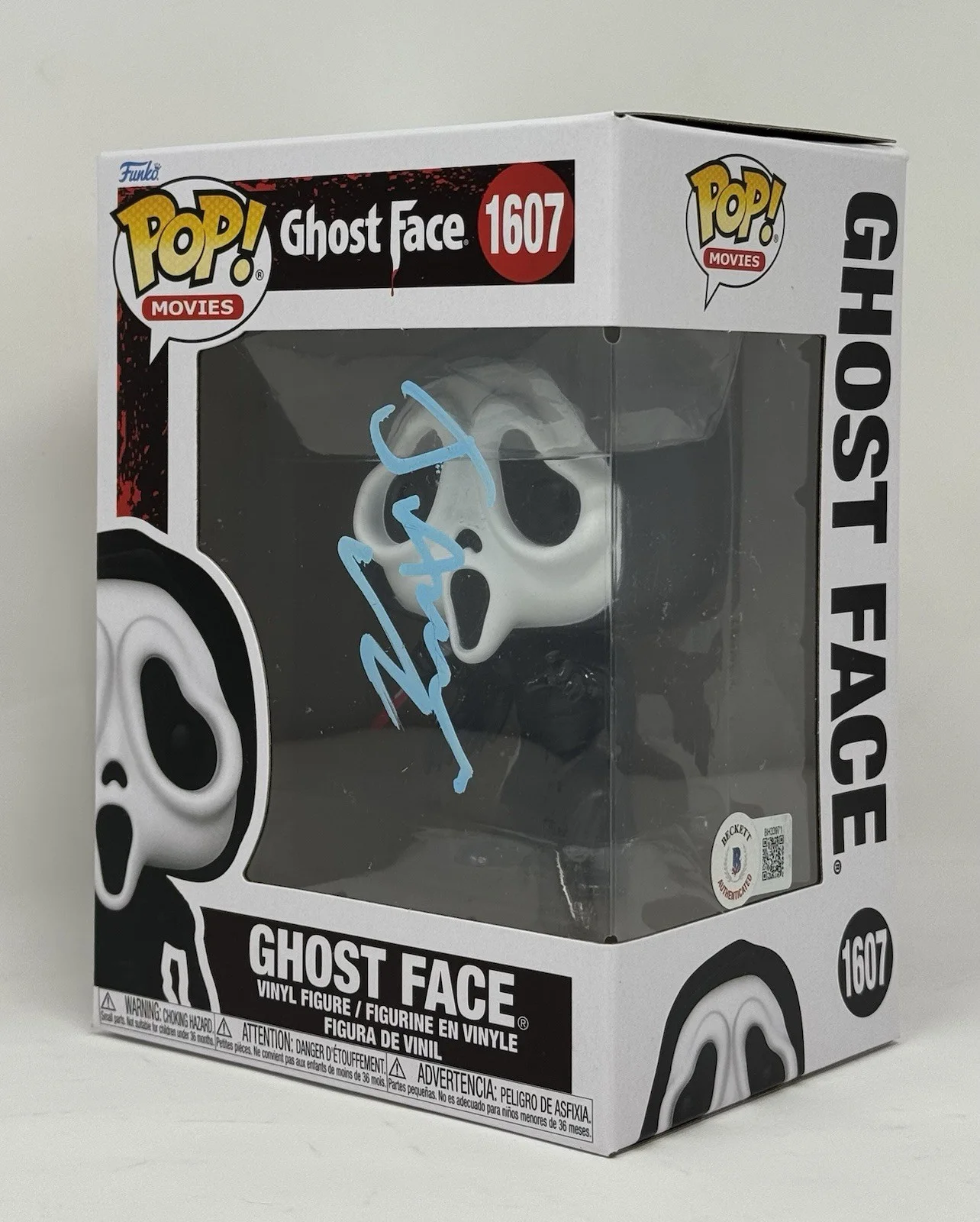 Jamie Kennedy — Jamie Kennedy Signed Scream Ghost Face Funko Pop Autograph Randy Beckett COA, изображение 3