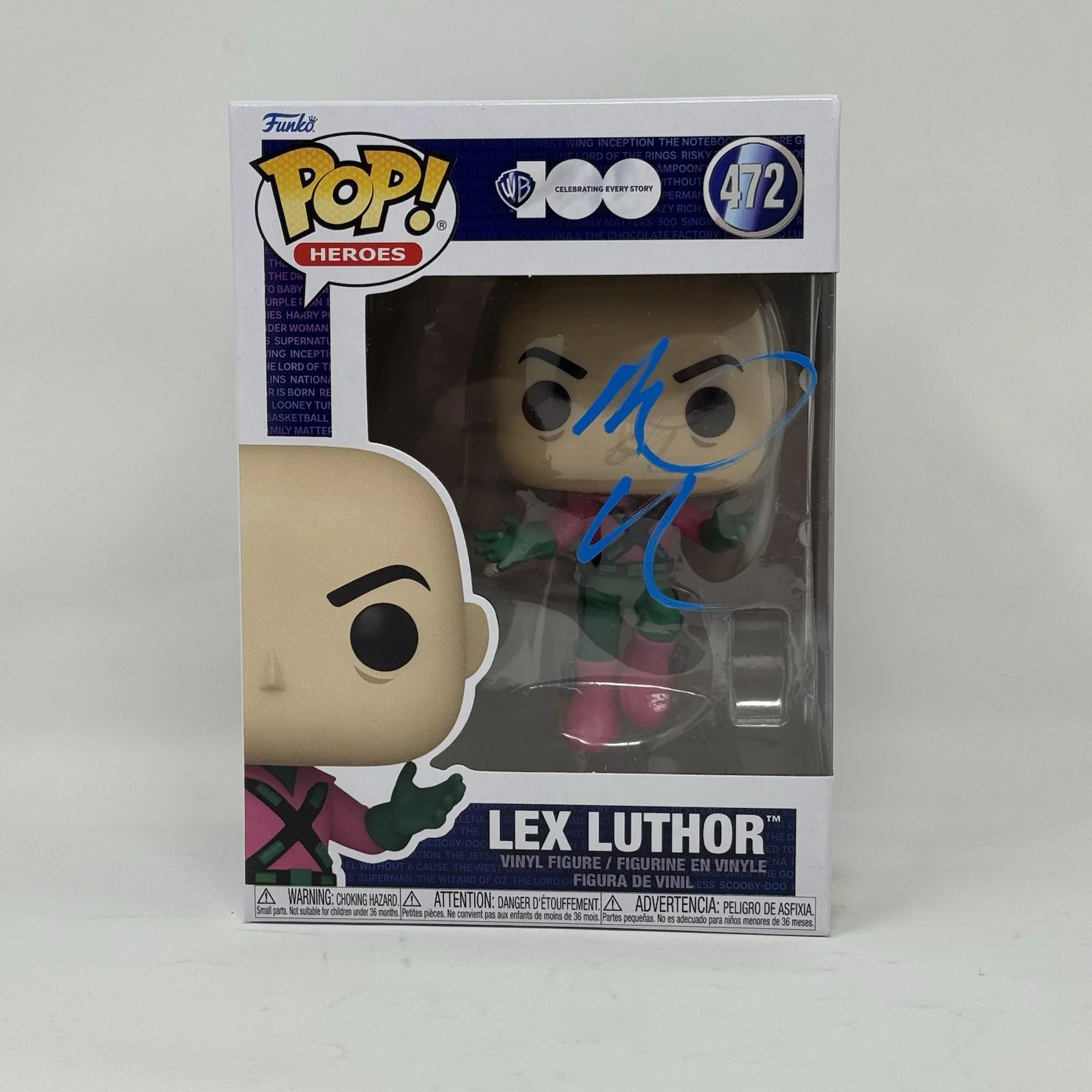 Michael Rosenbaum — Michael Rosenbaum Signed Lex Luthor Funko Pop Smallville Autograph Beckett COA, изображение 2