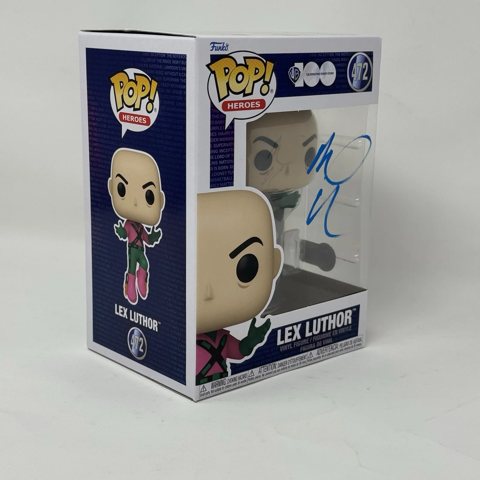 Michael Rosenbaum — Michael Rosenbaum Signed Lex Luthor Funko Pop Smallville Autograph Beckett COA, изображение 3