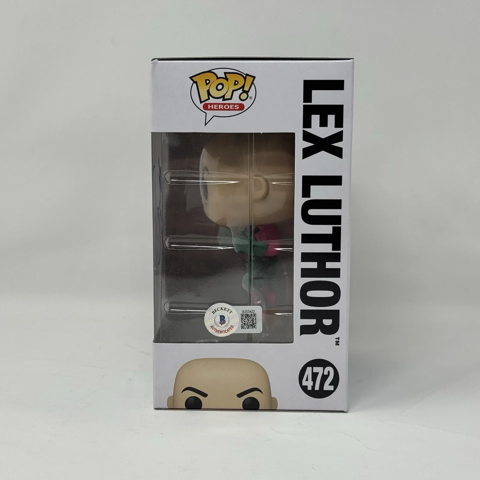 Michael Rosenbaum — Michael Rosenbaum Signed Lex Luthor Funko Pop Smallville Autograph Beckett COA, изображение 4