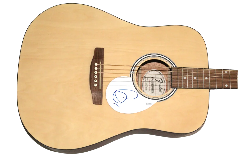 Adam Levine — Adam Levine Maroon 5 Signed Autograph Fender Acoustic Guitar w/ JSA COA