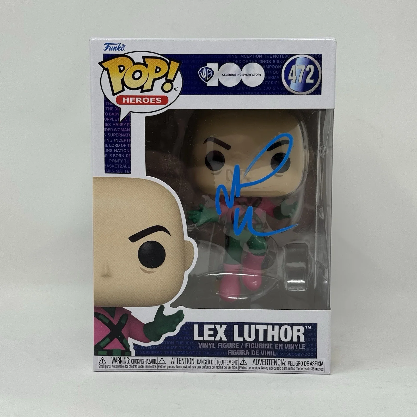 Michael Rosenbaum — Michael Rosenbaum Signed Lex Luthor Funko Pop Smallville Autograph Beckett COA, изображение 2