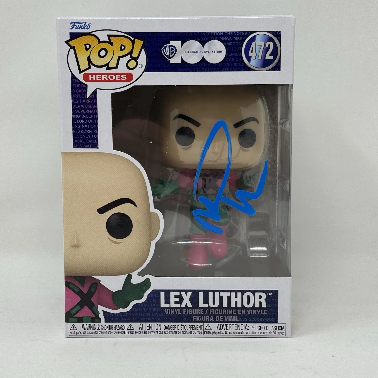 Michael Rosenbaum — Michael Rosenbaum Signed Lex Luthor Funko Pop Smallville Autograph Beckett COA, изображение 2