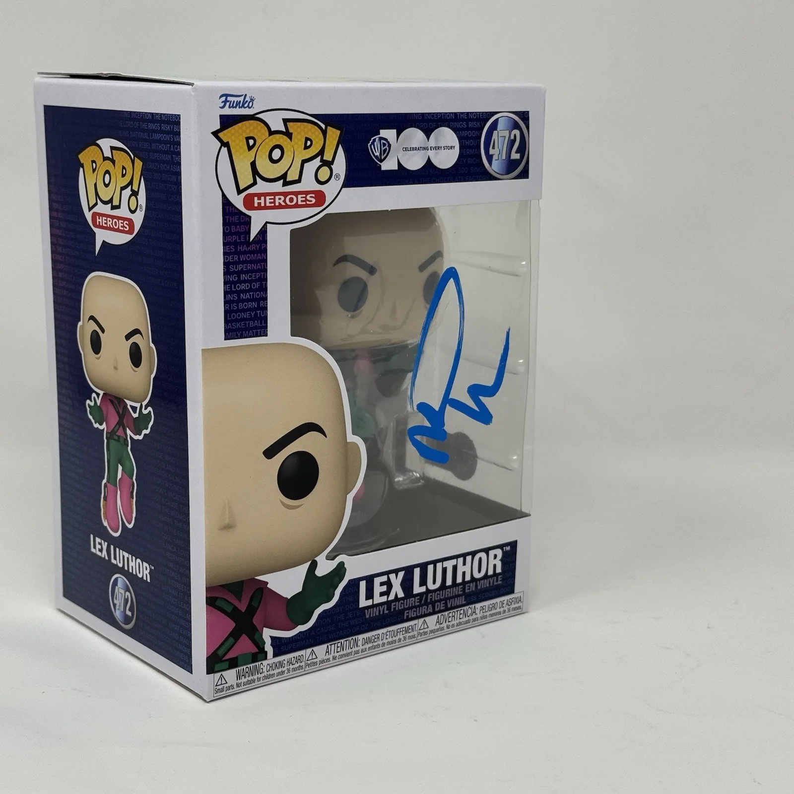 Michael Rosenbaum — Michael Rosenbaum Signed Lex Luthor Funko Pop Smallville Autograph Beckett COA, изображение 3