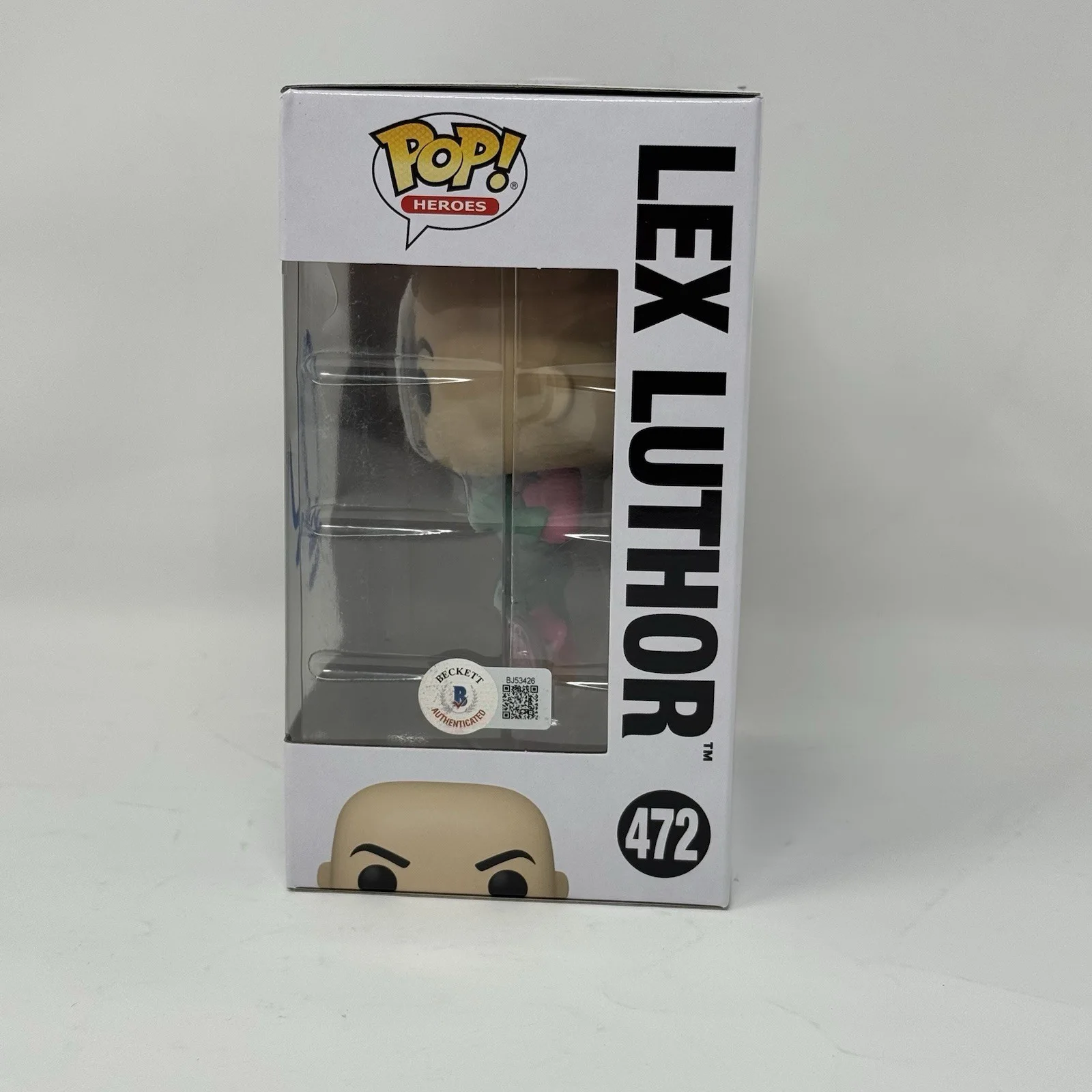 Michael Rosenbaum — Michael Rosenbaum Signed Lex Luthor Funko Pop Smallville Autograph Beckett COA, изображение 4