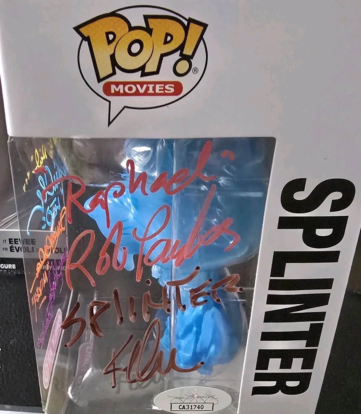 1986 Animated Series Cast — FIVE 1987 Ninja Turtle Cast Autographs SPIRIT SPLINTER + Kevin Clash 1990s, image 3