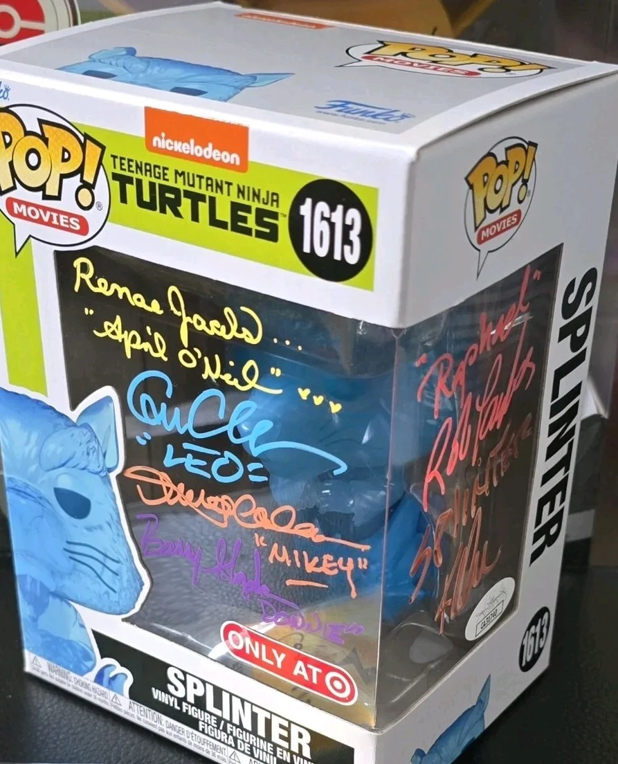 1986 Animated Series Cast — FIVE 1987 Ninja Turtle Cast Autographs SPIRIT SPLINTER + Kevin Clash 1990s, image 4