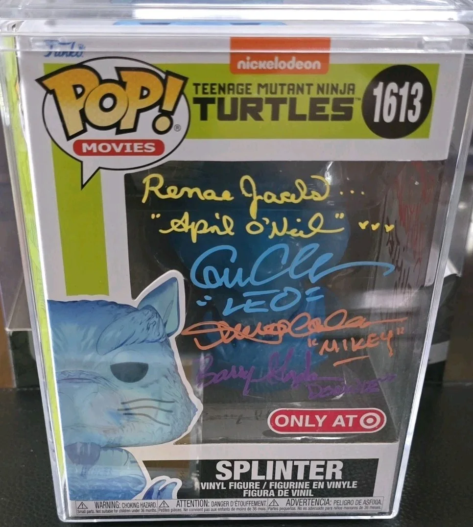 1986 Animated Series Cast — FIVE 1987 Ninja Turtle Cast Autographs SPIRIT SPLINTER + Kevin Clash 1990s, image 5