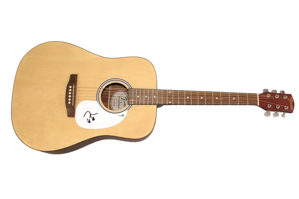 Trey Anastasio — Trey Anastasio Phish Signed Autograph Fender Acoustic Guitar - Hoist w/ JSA COA, image 2