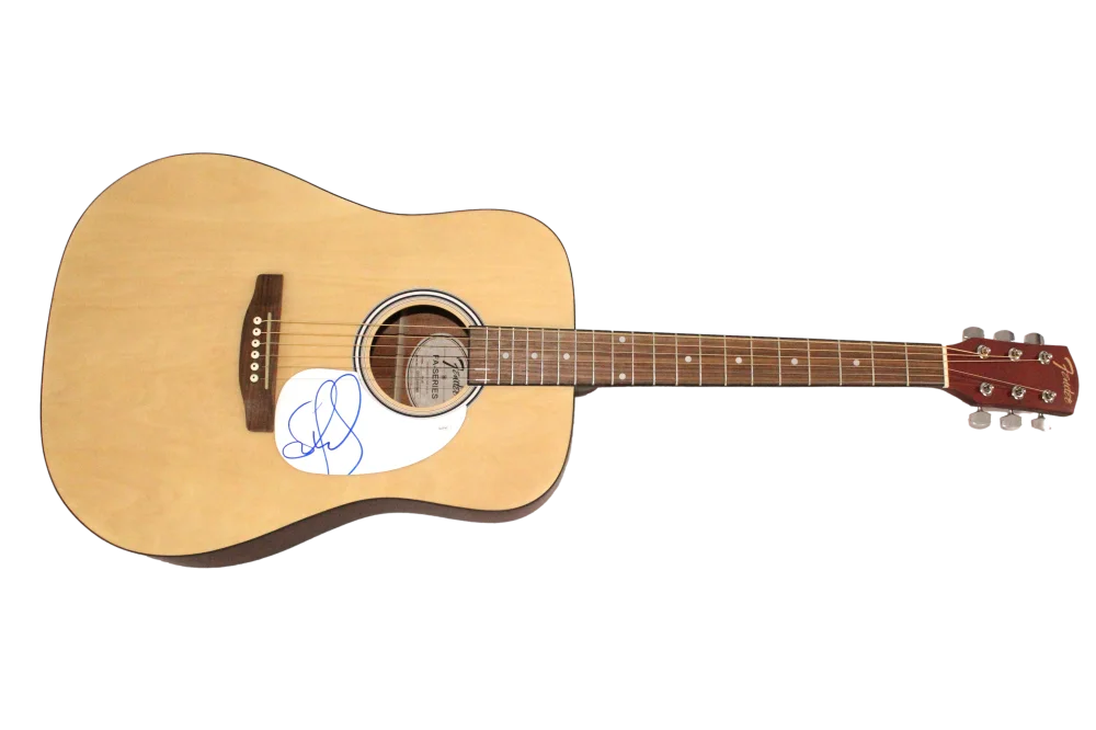 Stefan Lessard — Stefan Lessard DMB Signed Autograph Fender Guitar - Dave Matthews Band JSA COA, изображение 2
