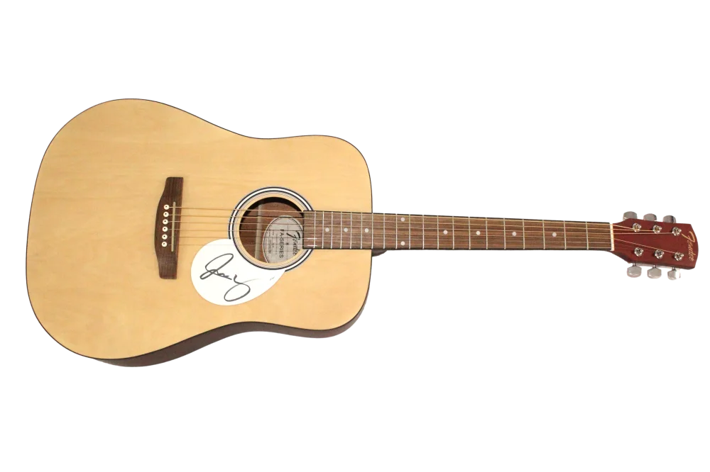 Jeff Tweedy — Jeff Tweedy Wilco Signed Autograph Full Size Fender Acoustic Guitar w/ JSA COA, image 2