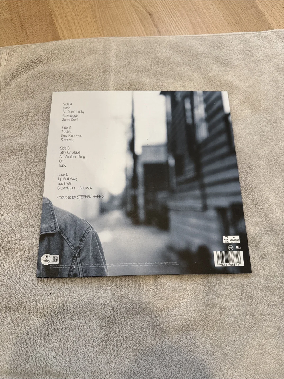 Dave Matthews Signed Some Devil Vinyl Album Beckett LOA, image 2