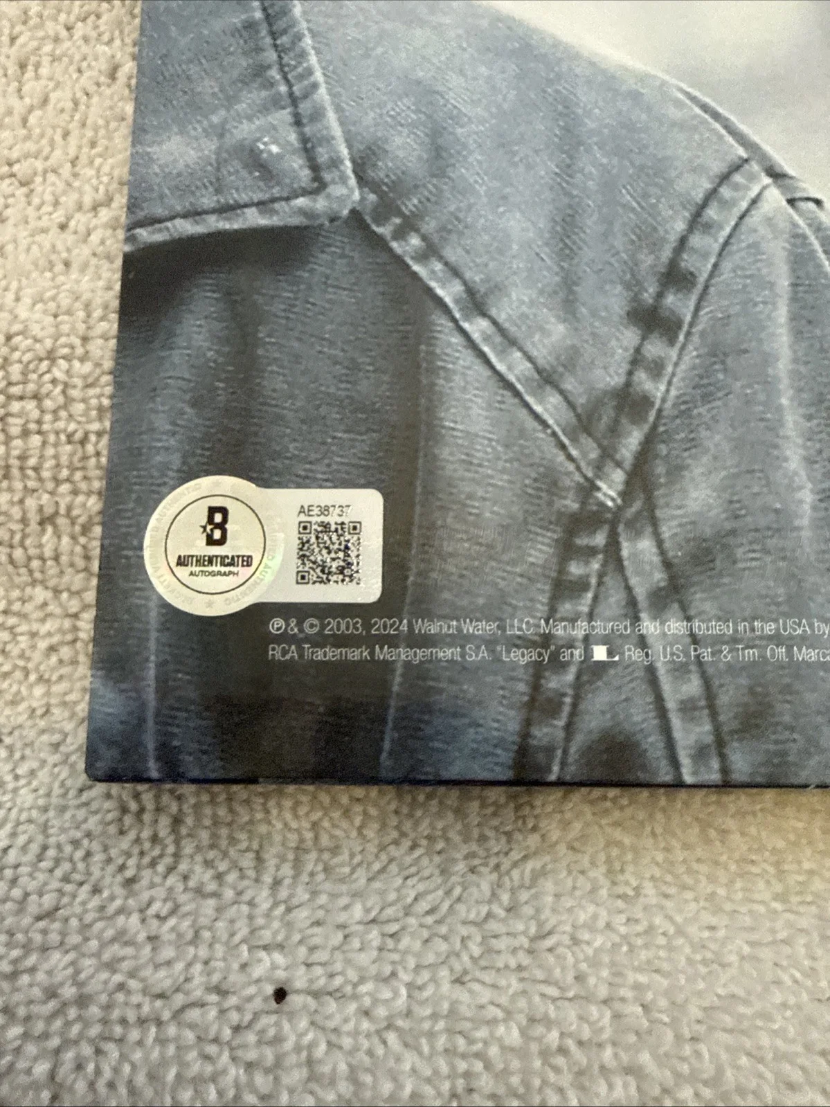 Dave Matthews Signed Some Devil Vinyl Album Beckett LOA, image 3