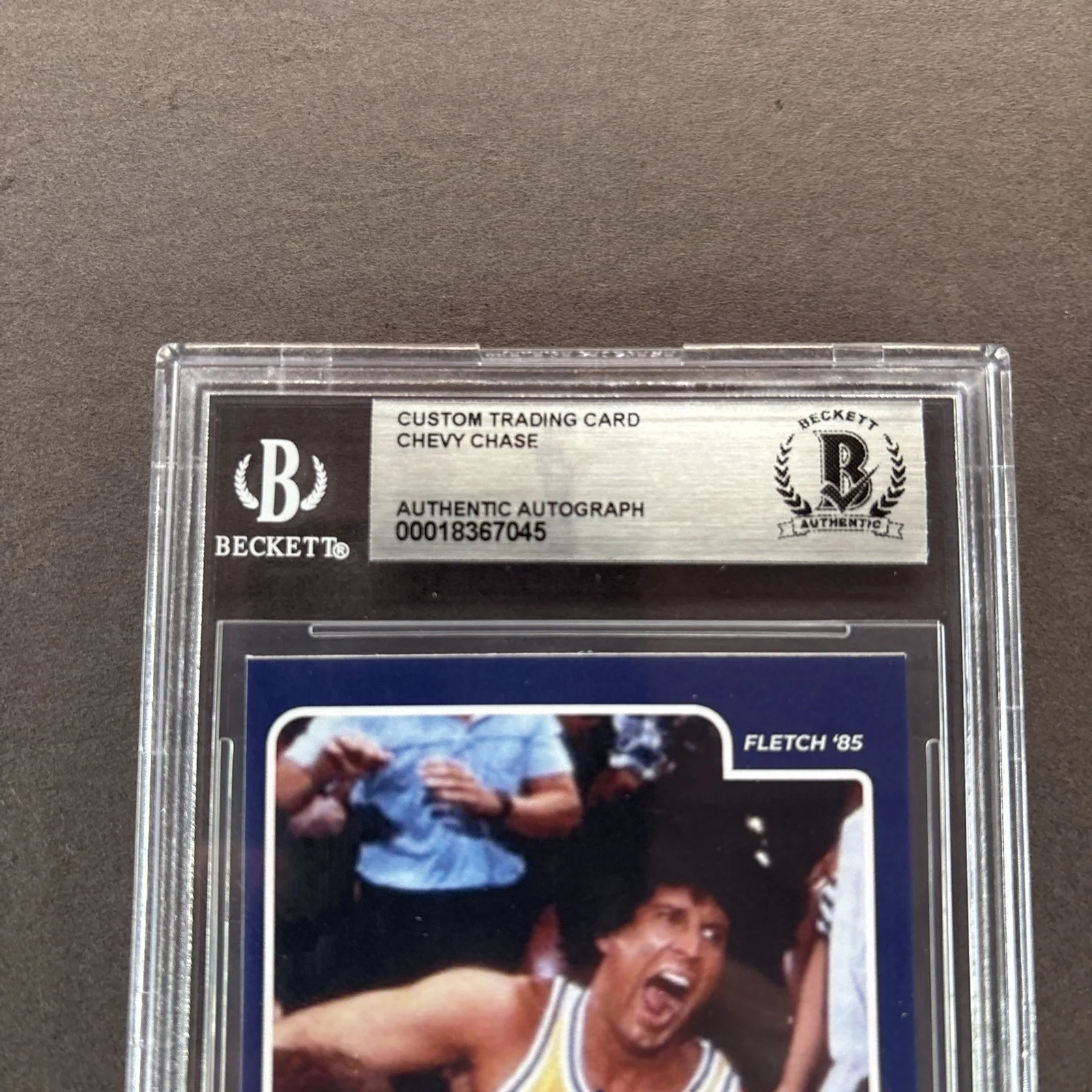 Chevy Chase — Chevy Chase Autographed Signed Fletch 85 Trading Card - Beckett, изображение 4