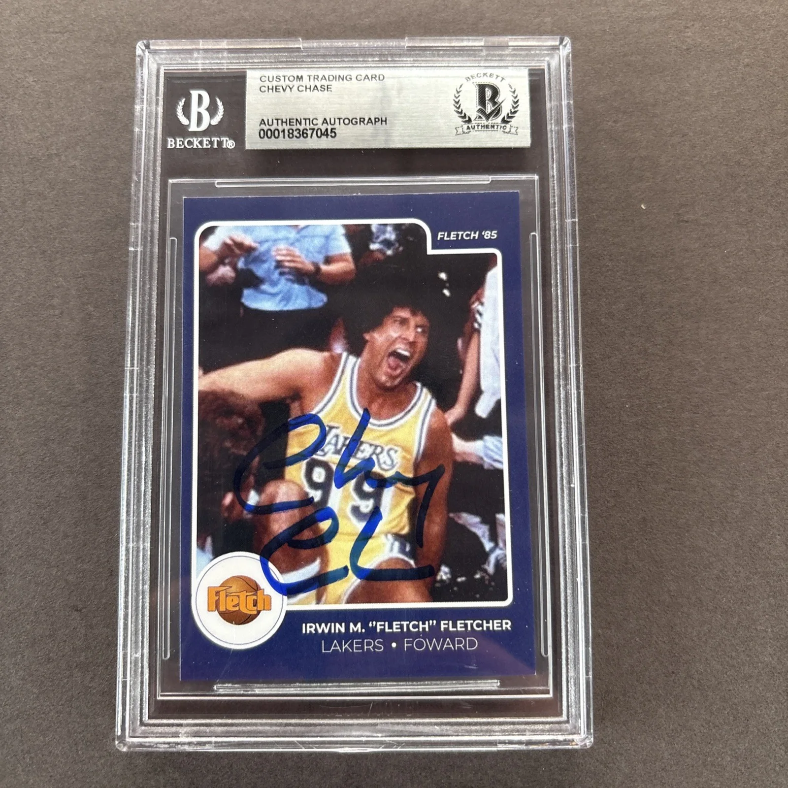 Chevy Chase — Chevy Chase Autographed Signed Fletch 85 Trading Card - Beckett, изображение 5