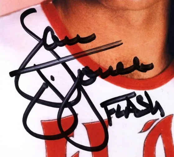 SAM JONES, MELODY ANDERSON — SAM JONES & MELODY ANDERSON Signed 8x10 Photo "Flash Gordon" JSA #CI92392, image 2