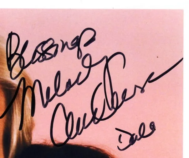 SAM JONES, MELODY ANDERSON — SAM JONES & MELODY ANDERSON Signed 8x10 Photo "Flash Gordon" JSA #CI92392, image 3