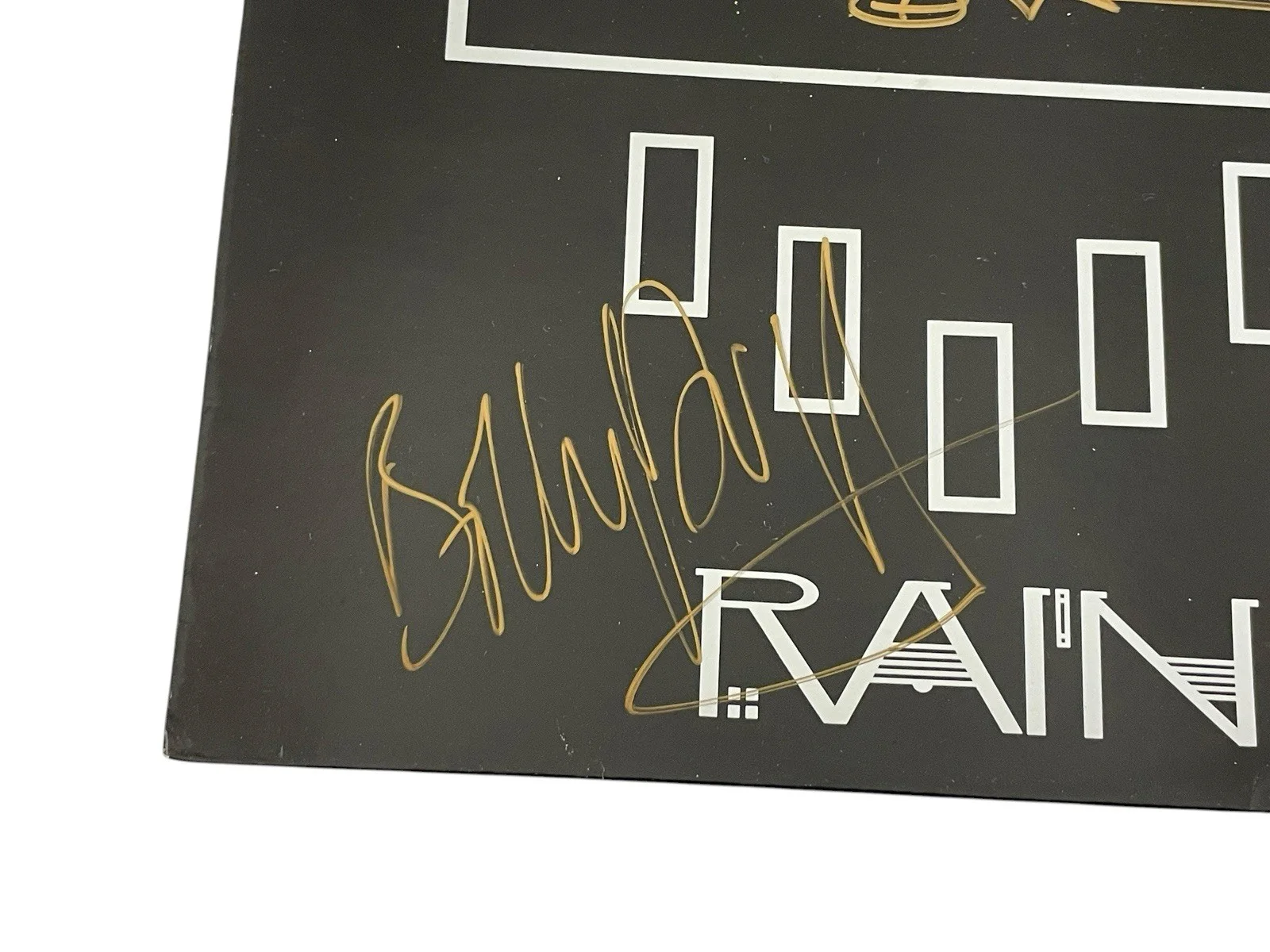 The Cult Autographed Signed Rain 12” Vinyl Record Ian Astbury & Billy Duffy ACOA, image 5