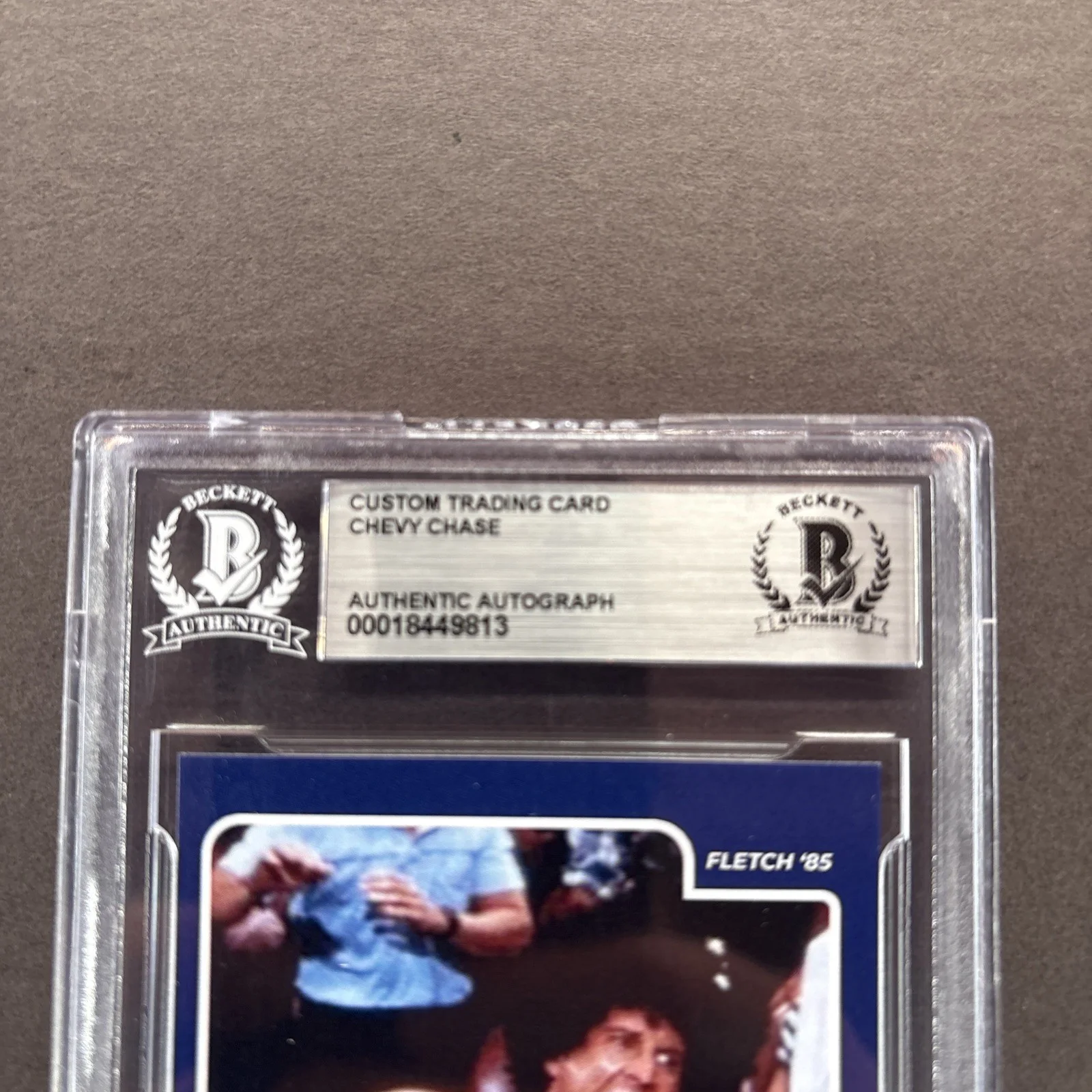 Chevy Chase — Chevy Chase Autographed Signed Fletch 85 Trading Card - Beckett, image 4