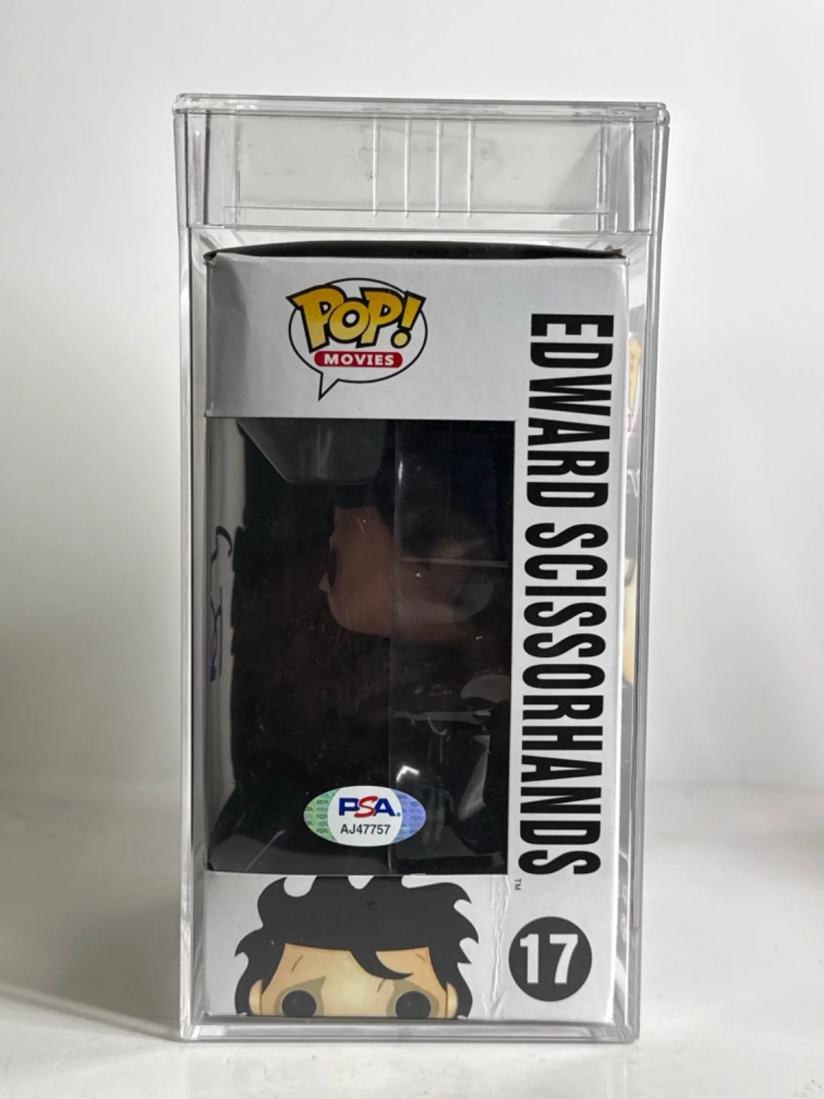 Johnny Depp — Johnny Depp Signed Edward Scissorhands Funko Encapsulated Gem Mt 10 PSA, изображение 2