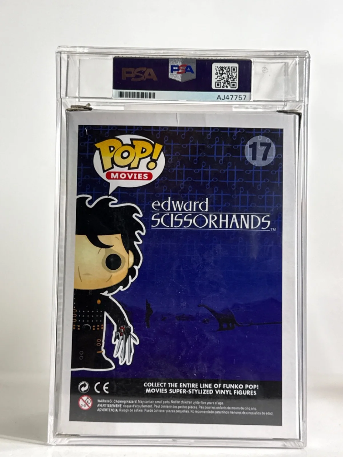 Johnny Depp — Johnny Depp Signed Edward Scissorhands Funko Encapsulated Gem Mt 10 PSA, изображение 3