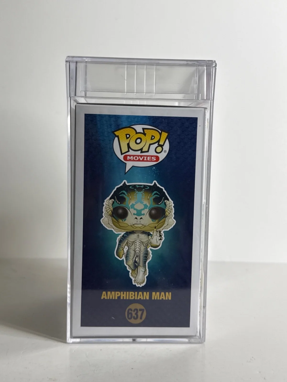 Guillermo Del Toro — Guillermo Del Toro Signed Amphibian Man Funko #637 Gem Mt 10 PSA AL08200, изображение 4