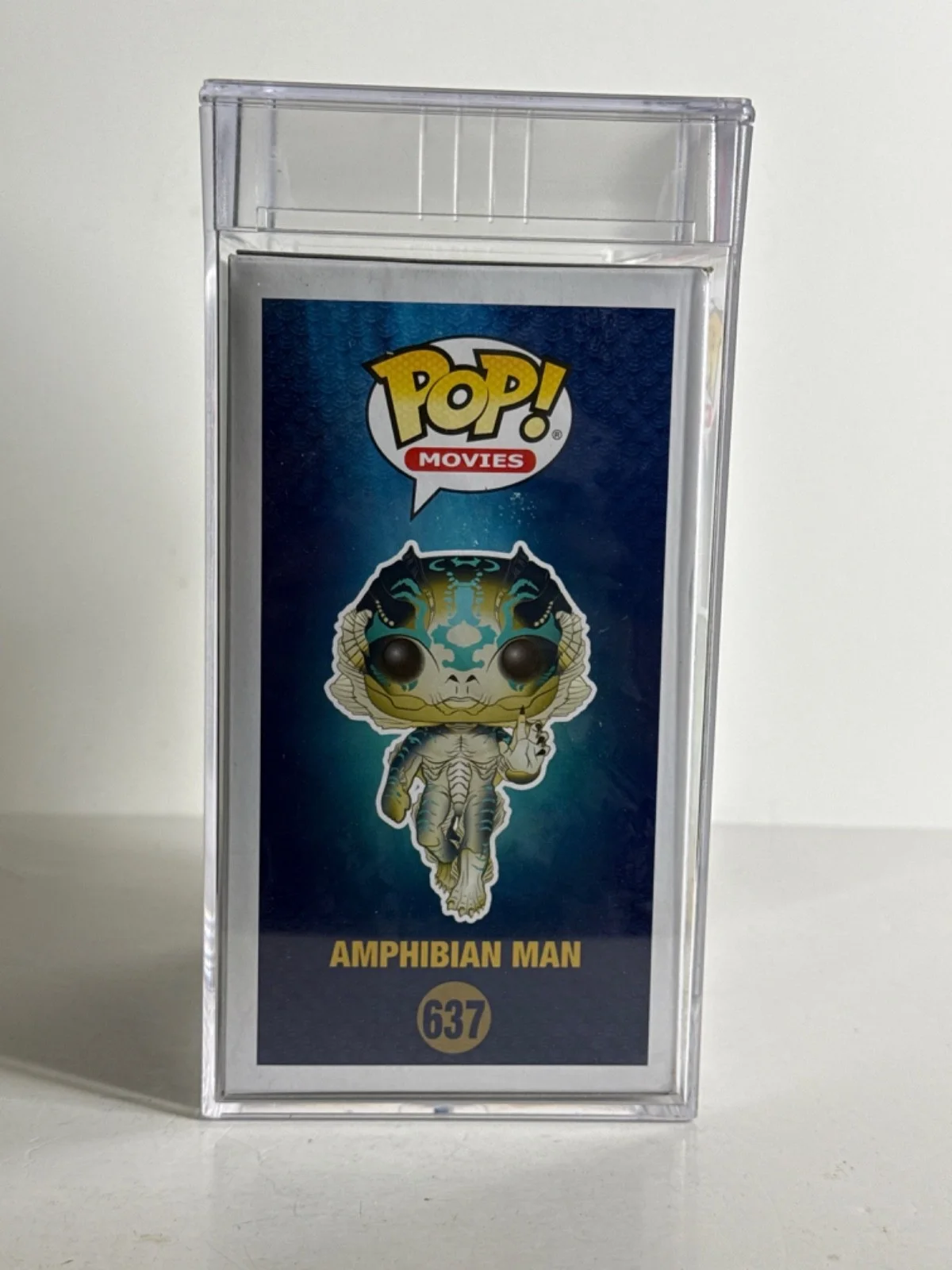 Guillermo Del Toro — Guillermo Del Toro Signed Amphibian Man Funko #637 Gem Mt 10 PSA AL08199, изображение 4