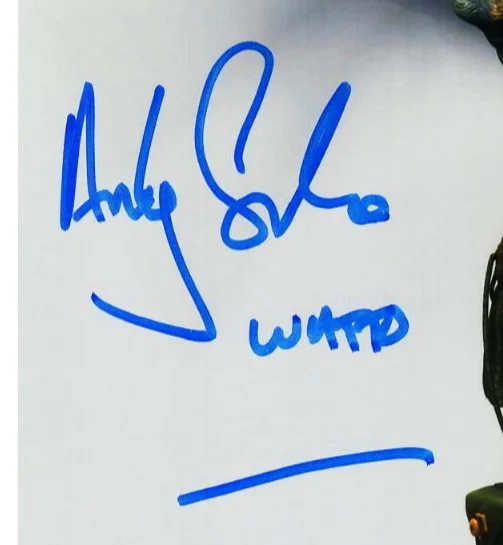ANDY SECOMBE — ANDY SECOMBE Signed Autograph 8x10 OPX Photo "STAR WARS" Watto JSA #CI92394, изображение 2