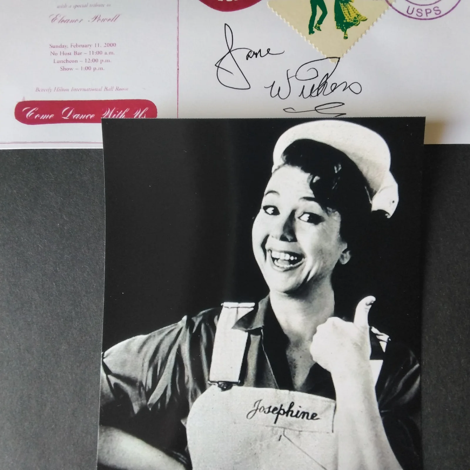 Jane Withers SIGNED Envelope 30s Movie TV Child Actress Bright Eyes Josephine, изображение 2