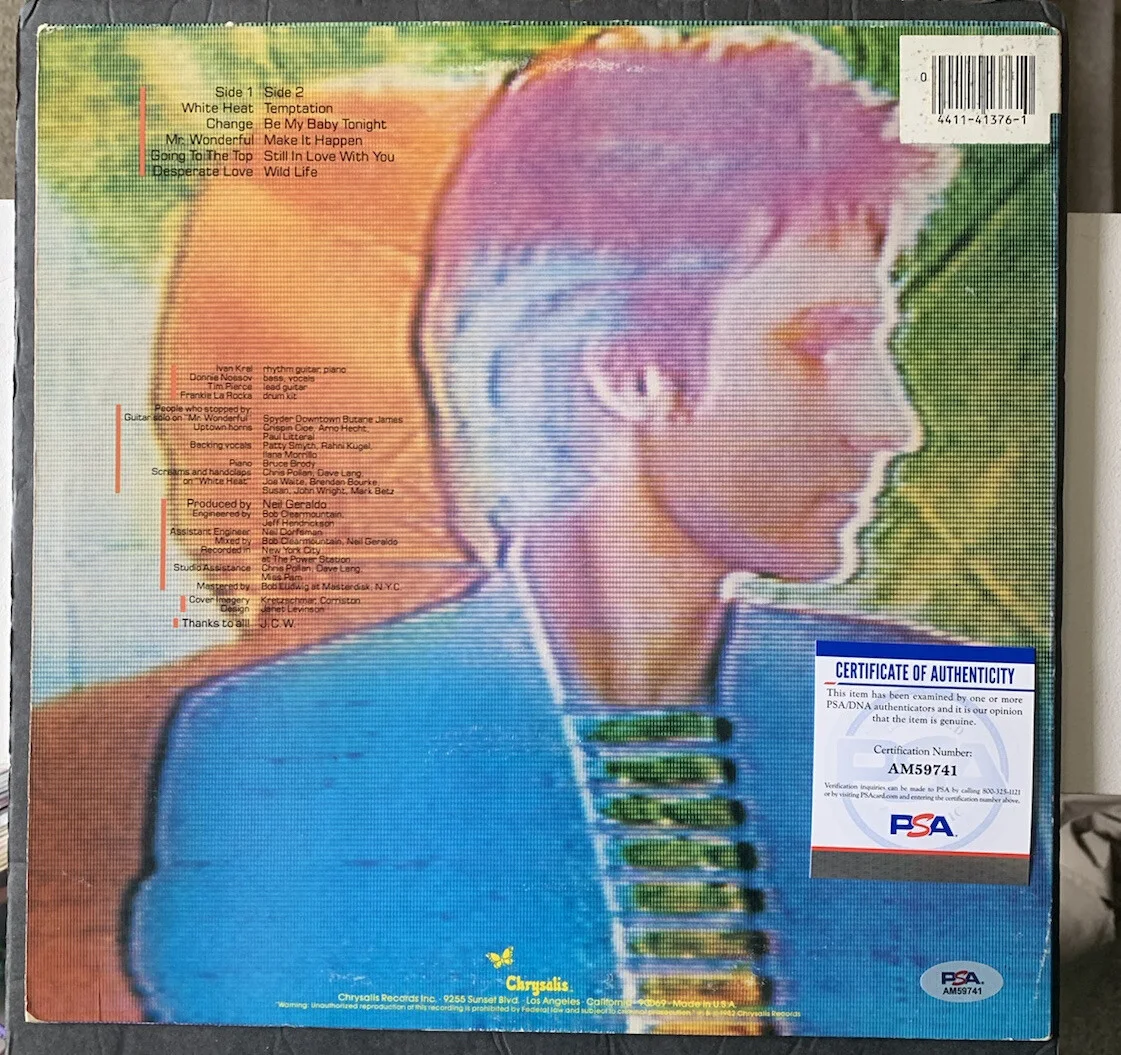 JOHN WAITE SIGNED IGNITION VINYL AUTOGRAPHED PSA/DNA COA, image 2