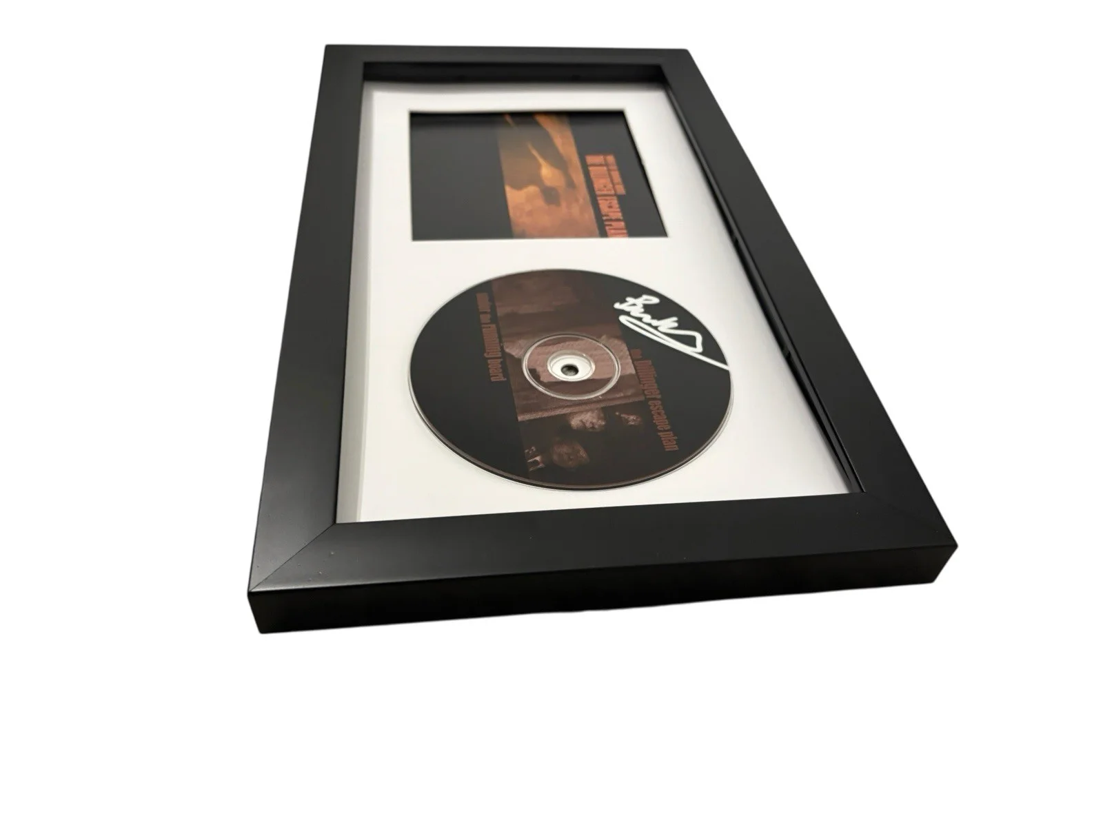BEN WEINMAN DILLINGER ESCAPE PLAN SIGNED AUTOGRAPH UNDER RUNNING BOARD FRAMED CD, image 3