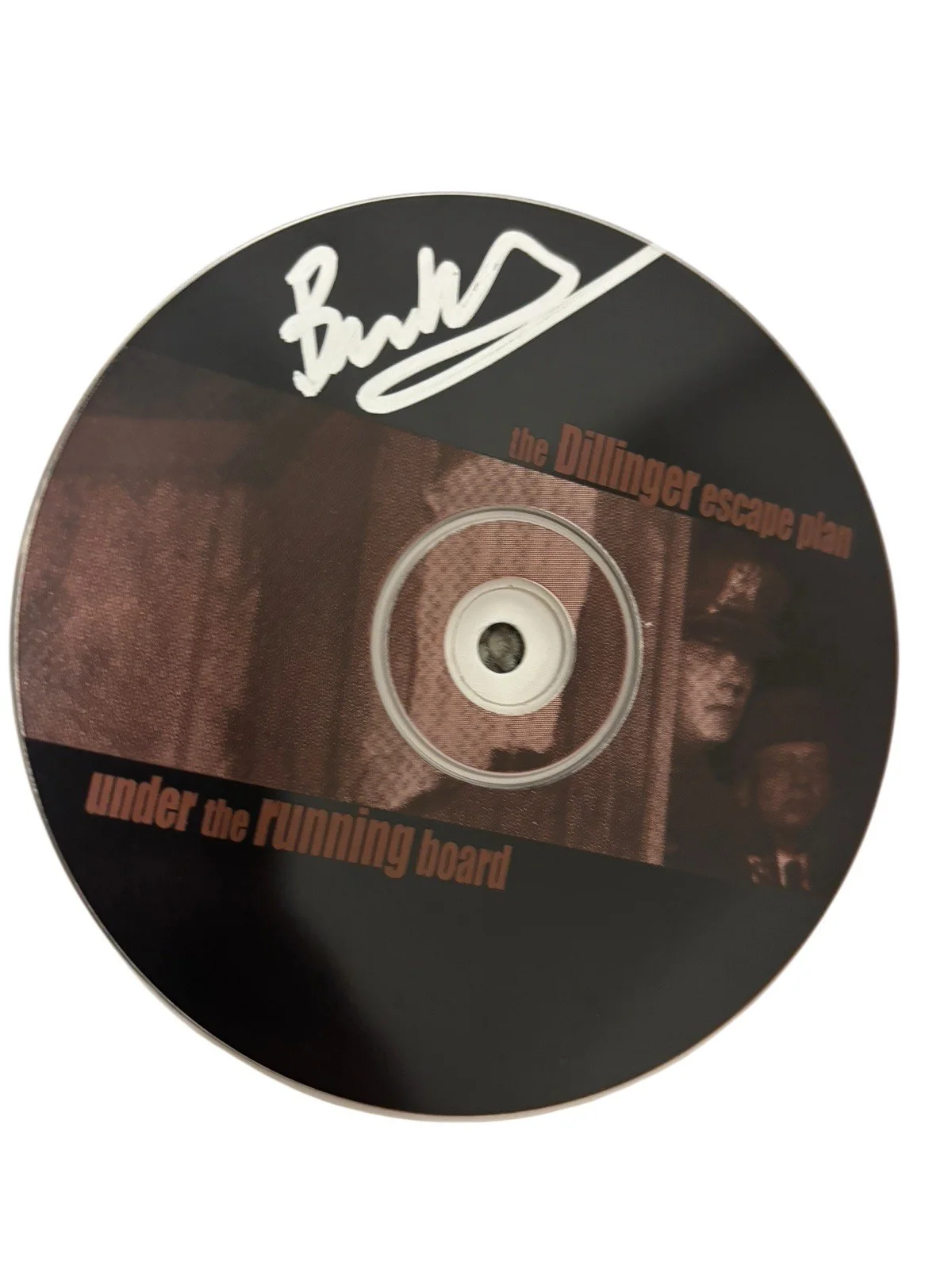 BEN WEINMAN DILLINGER ESCAPE PLAN SIGNED AUTOGRAPH UNDER RUNNING BOARD FRAMED CD, image 4