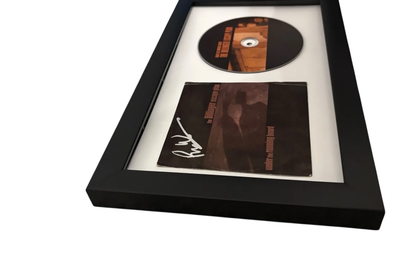 BEN WEINMAN DILLINGER ESCAPE PLAN SIGNED AUTOGRAPH UNDER RUNNING BOARD FRAMED CD, image 2