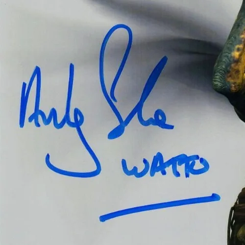 ANDY SECOMBE — ANDY SECOMBE Signed Autograph 8x10 OPX Photo "STAR WARS" Watto JSA #CI92396, изображение 2