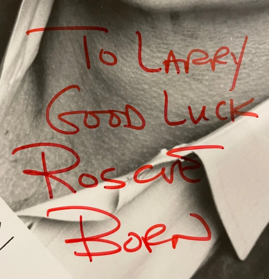 Roscoe Born — Roscoe Born Signed Autograph 8x10 B&W Glossy Photograph, изображение 2