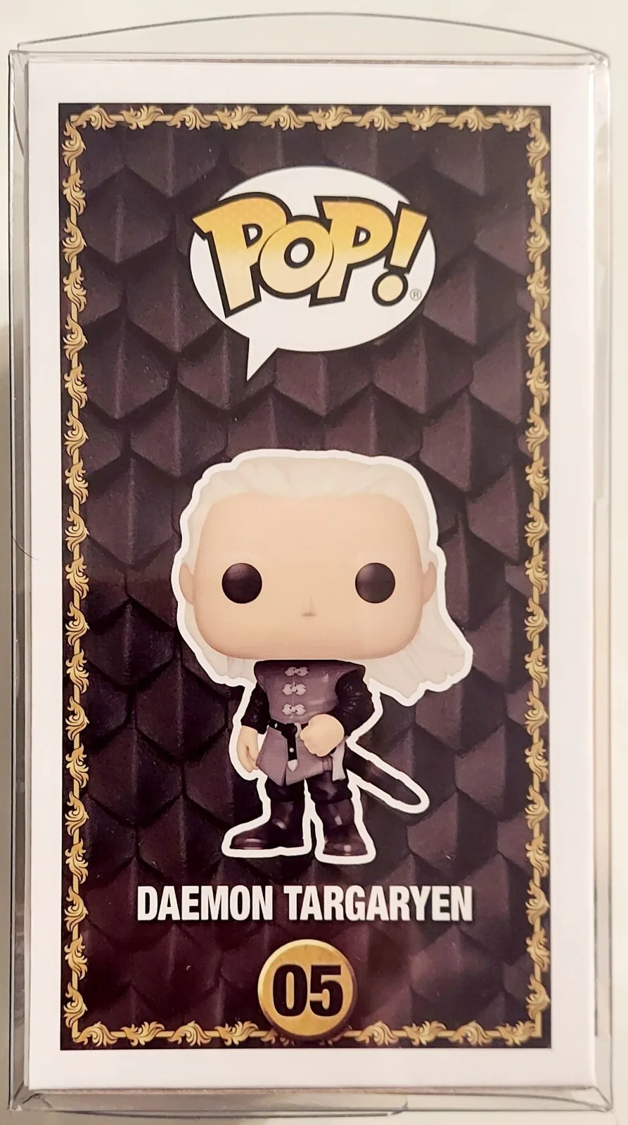 MATT SMITH SIGNED AUTOGRAPHED FUNKO POP HOUSE OF THE DRAGON DAEMON TARGARYEN COA, изображение 3