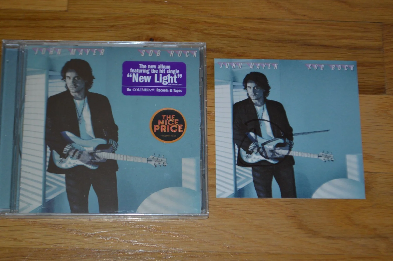 John Mayer Autographed " SOB Rock " 4x4 CD Insert with COA ~ 2021, image 3