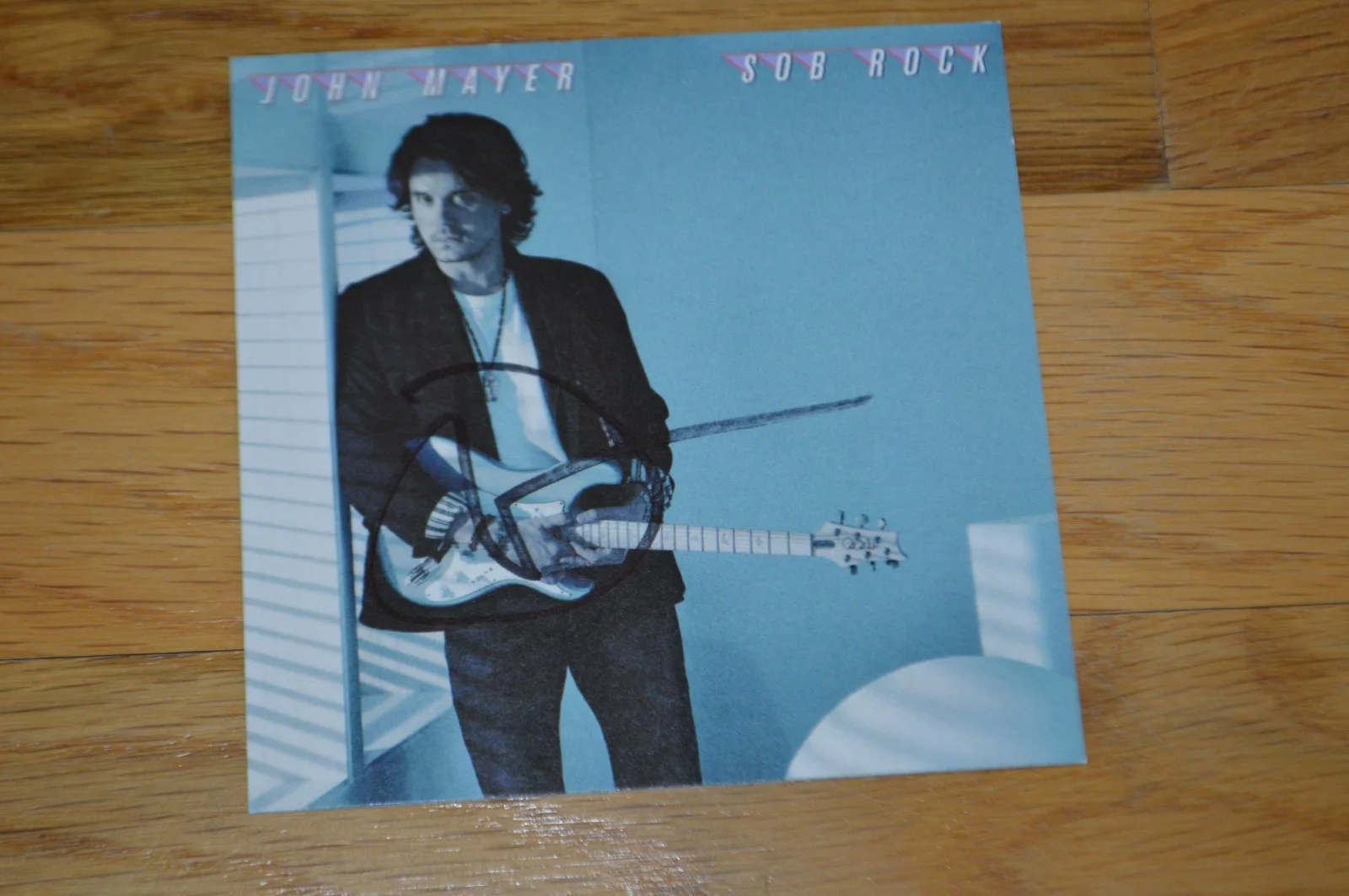 John Mayer Autographed " SOB Rock " 4x4 CD Insert with COA ~ 2021, image 4