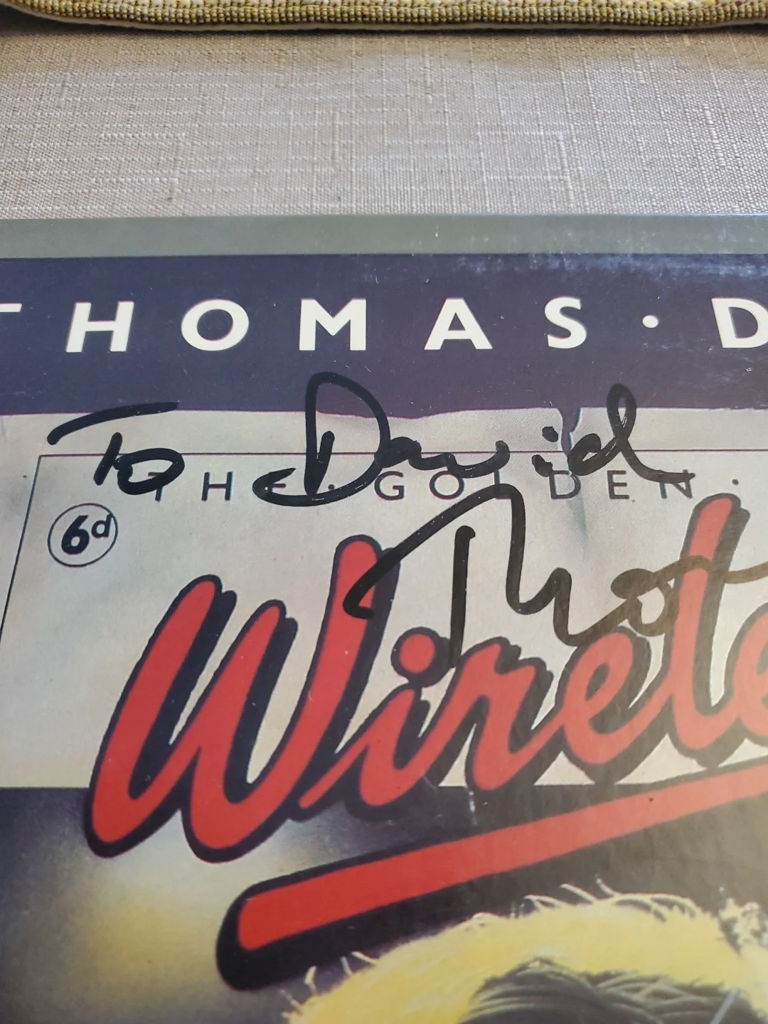 Vtg Thomas Dolby Signed The Golden Age Of Wireless Vinyl Record Lp Album Read, изображение 2