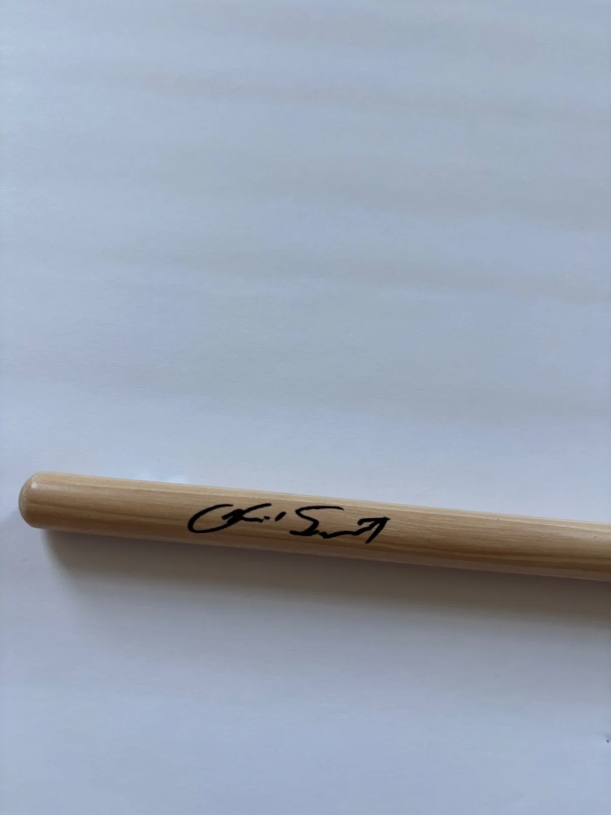 CHAD SMITH SIGNED DRUM STICK DRUMSTICK RED HOT CHILI PEPPERS BAND RHCP BAS, image 2