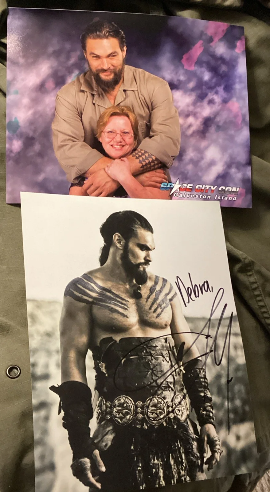Jason Momoa — GAME OF THRONES JASON MOMOA Signed 8x10 Photo & Funko Pop / Autograph Khal Drogo, изображение 3