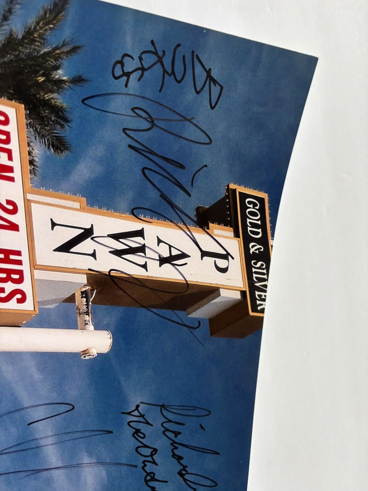 PAWN STARS TV CAST SIGNED 8X10 PHOTO RICK HARRISON OLD MAN BIG HOSS CHUMLEE BAS, изображение 5