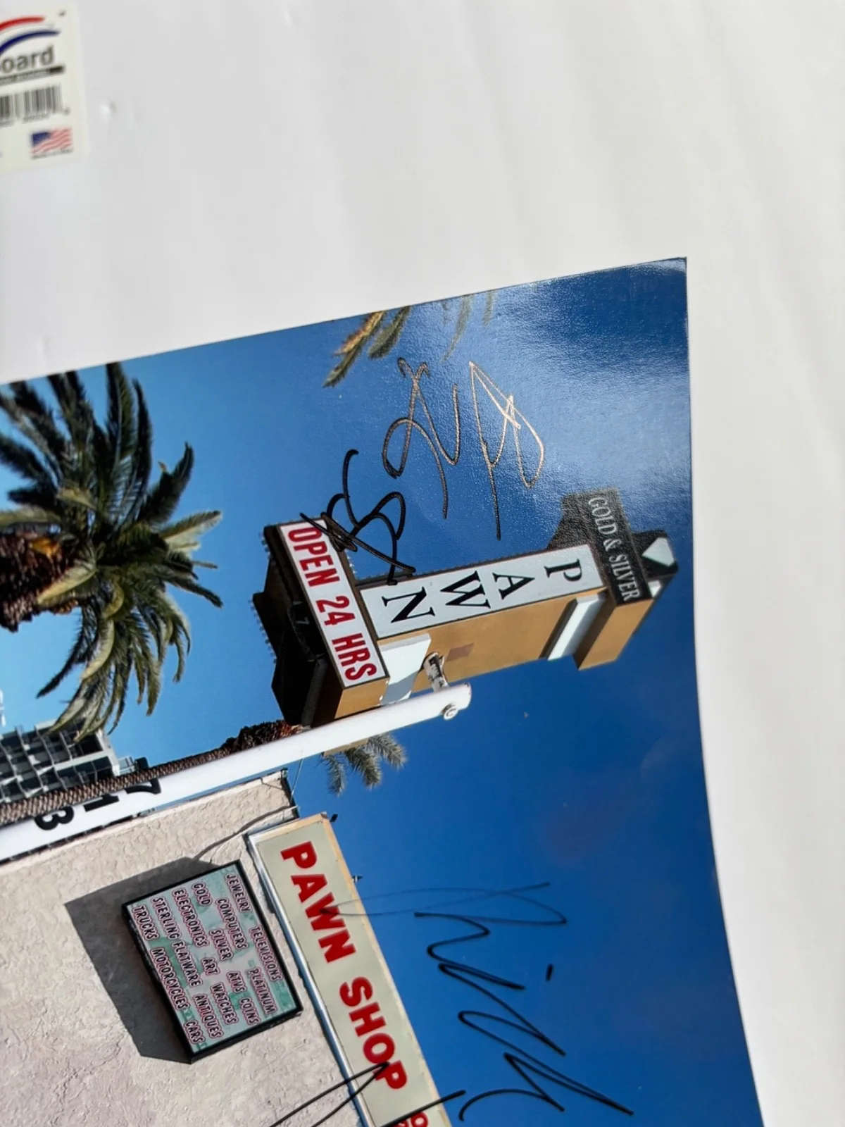 PAWN STARS CAST SIGNED 8X10 PHOTO RICK HARRISON OLD MAN BIG HOSS CHUMLEE TV BAS, изображение 4