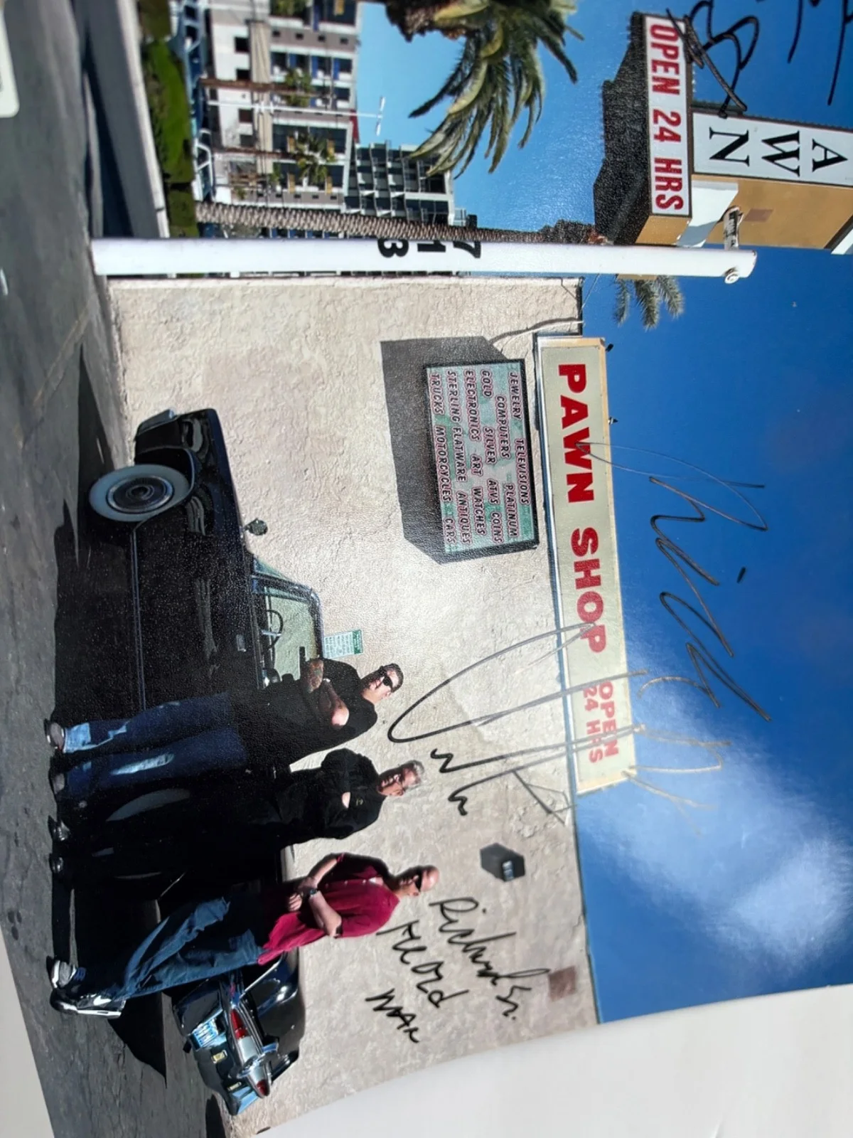 PAWN STARS CAST SIGNED 8X10 PHOTO RICK HARRISON OLD MAN BIG HOSS CHUMLEE TV BAS, изображение 5